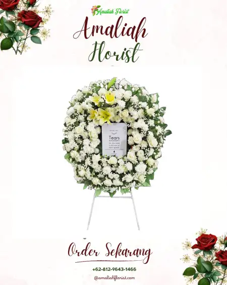 Krans Bunga Duka Trenten